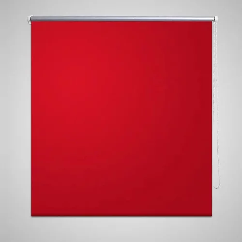 vidaXL Roleta / Senčilo za Zatemnitev Oken 120 x 230 cm Rdeče Barve