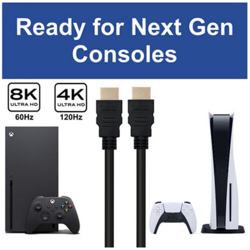 Ewent kabel ultra high speed hdmi 2.1, 8k 60hz, m/m, ethernet, 1m, črn, ec1320 Cene