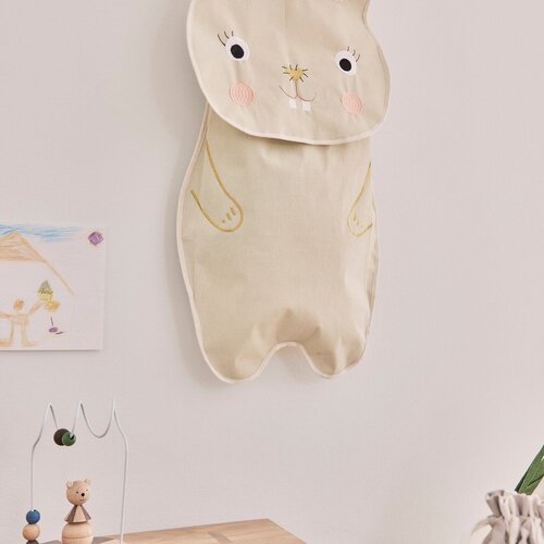OYOY Mini Krem tekstilni viseći organizator 40x1x82 cm Darling Rabbit &amp;ndash; Slike