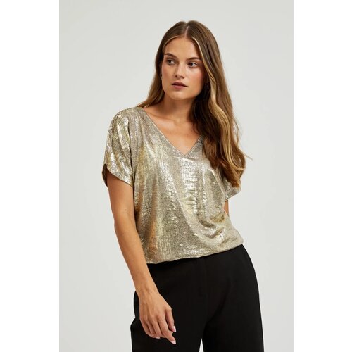 Marisse Women&amp;#039;s T-Shirt Z-Ts-4527 Gold Slike