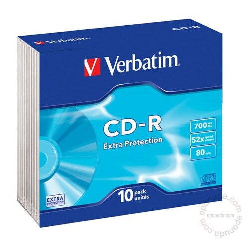 Verbatim CD-R CD-R SC.DL.EP.52X/CELLO/ (43415) 10/200 disk Slike