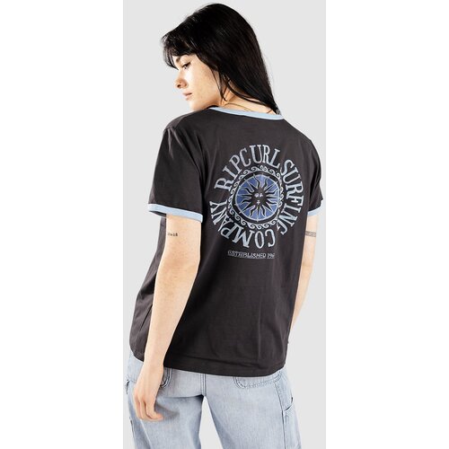 Rip Curl San Carlos Ringer T-Shirt washed black Cijene