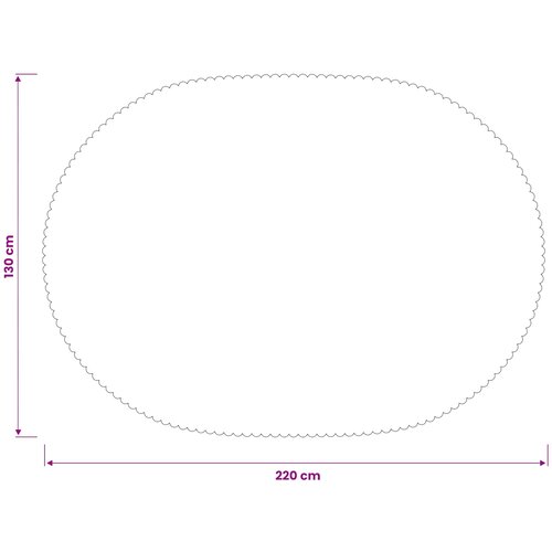  Tkanina za stol Ovalni Vinska crvena 130 x 220 cm Slike