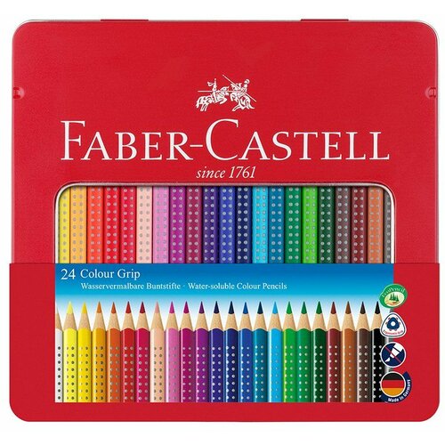 Faber-castell drvene bojice grip metal 1/24 112423 Slike