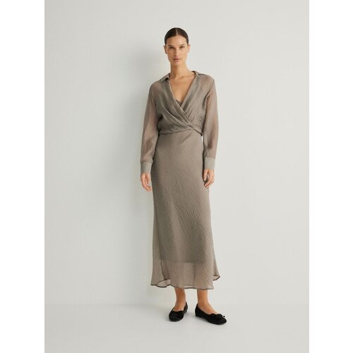 Reserved Ladies` dress - svetlo siva Cene