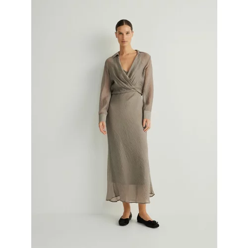 Reserved Ladies` dress - svetlo siva