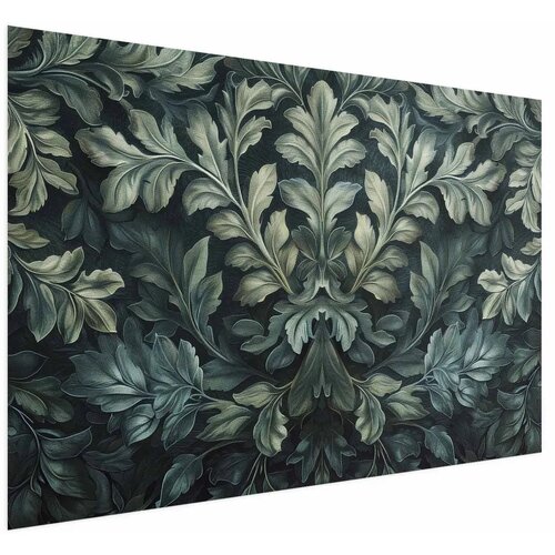  Plakat - Victorian Leaves in Dark Greens 42x29.7 Bez okvira Cijene