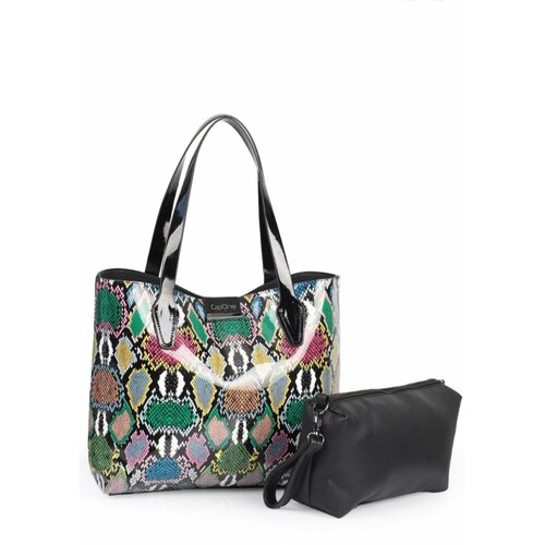 Capone Outfitters Shoulder Bag - Multicolor - Graphic Cene
