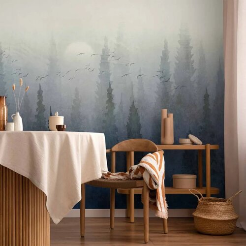  Foto tapeta - Flight Over the Forest - Second Variant 450x315 Vodootporna Cijene