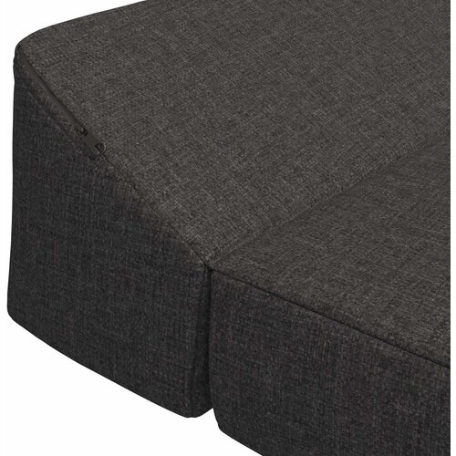 SOFA na razvlačenje Tamnosiva 120 x 60 x 49 cm Tkanina Slike