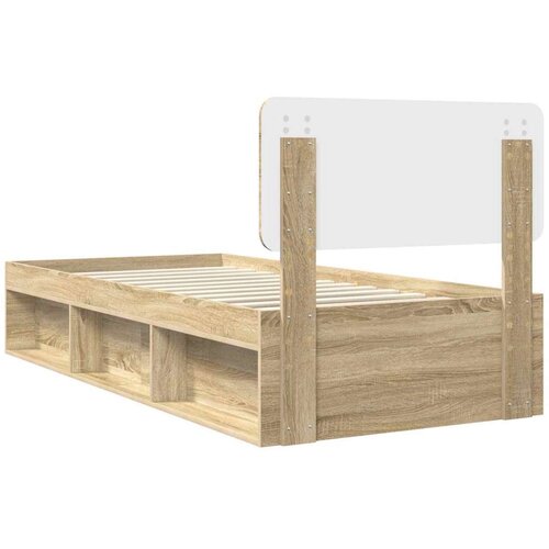  Okvir za krevet Sonoma 100 x 200 cm Čvrsto borovo drvo Slike