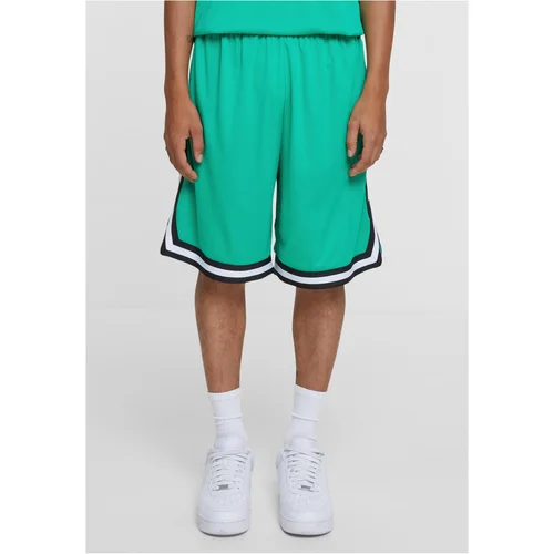 UC Men Men's Stripes Mesh Shorts - Green