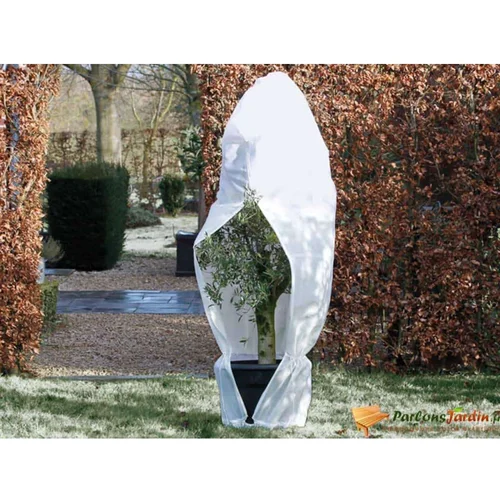  423510 Nature Winter Fleece Cover with Zip 70 g/m² White 2 5x2 5x3 m