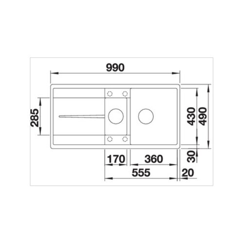 Blanco sudoper METRA 6 S-F SILGRANIT ANTRACIT, s dalj.upr. Slike