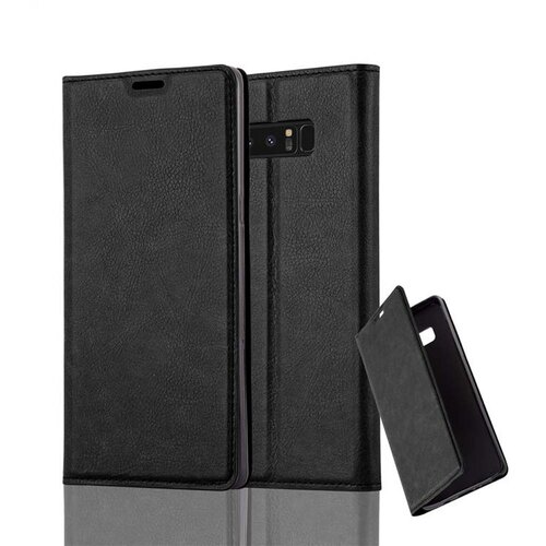 Cadorabo Ohi&scaron;je, združljivo z Samsung Galaxy NOTE 8 v nočna črna - Za&scaron;čitni ovitek z magnetnim zapiranjem, stoječo funkcijo in režo za kartice, (20558024) Cene