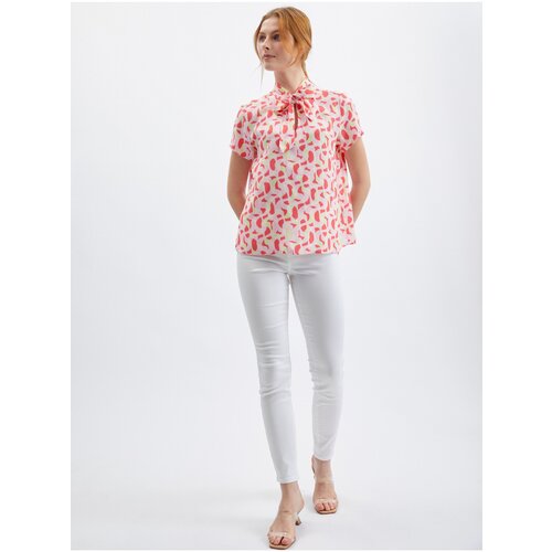 Orsay Pink Women Patterned Blouse - Women Cene
