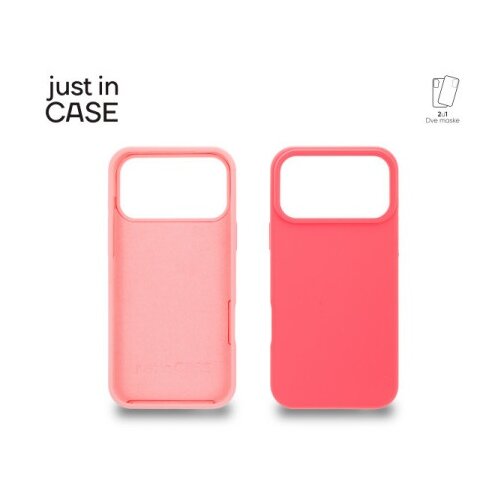 Just In Case 2u1 Extra case MIX PLUS paket maski za telefon za iPhone 17 Pro Max PINK ( MIXPL124PK ) Cene