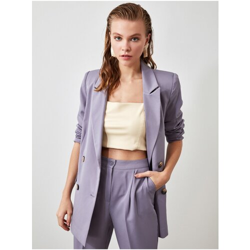 Trendyol Light purple women&amp;#039;s oversize blazer - Women&amp;#039;s Slike