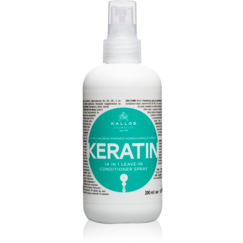 Kallos KJMN Professional Keratin pr&scaron;ilo brez spiranja za lase 200 ml Cene