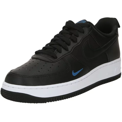 Nike Sportswear Niske tenisice 'Air Force 1 '07'' crno plava / crna