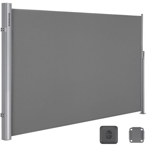 Songmics Stranski nadstre&scaron;ek 180x400 cm siva, (5000248662) Cene