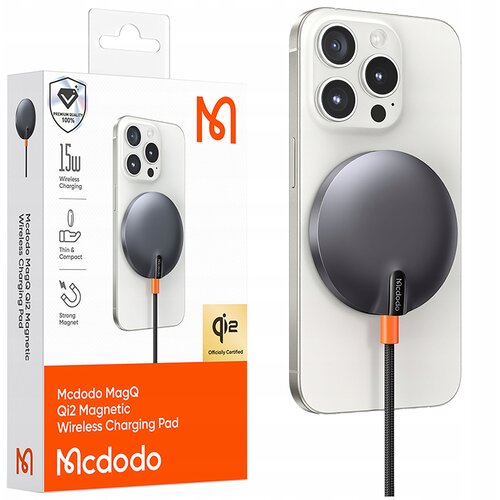 McDodo BREZŽIČNI INDUKCIJSKI POLNILEC ZA MAGSAFE IPHONE 13 14 15 16 QI2, (5000310919) Cene