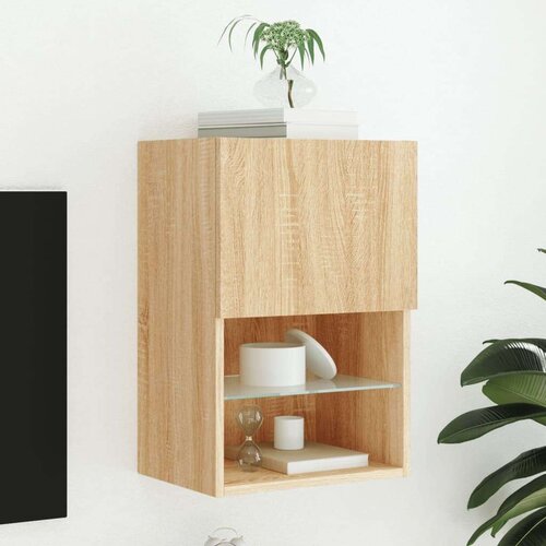 TV ormarić s LED svjetlima boja hrasta sonome 40 5x30x60 cm Cijene