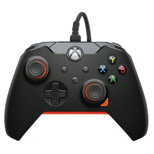 Pdp žični igralni plo&amp;scaron;ček xbox kontroler black - atomic (orange) Slike