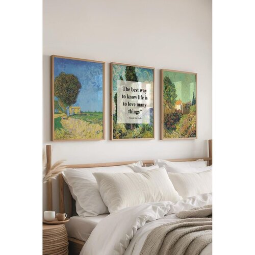WALLXPERT &Ccedil;-300367 - 5070 multicolor dekorativni set slika (3 komada) Cene