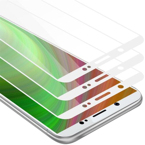  vivo V7 - za&scaron;čitna folija v transparentno z belo - 3-pack kaljeno steklo za za&scaron;čito zaslona s trdoto 9H in 3D dotikom, (20548416) Cene