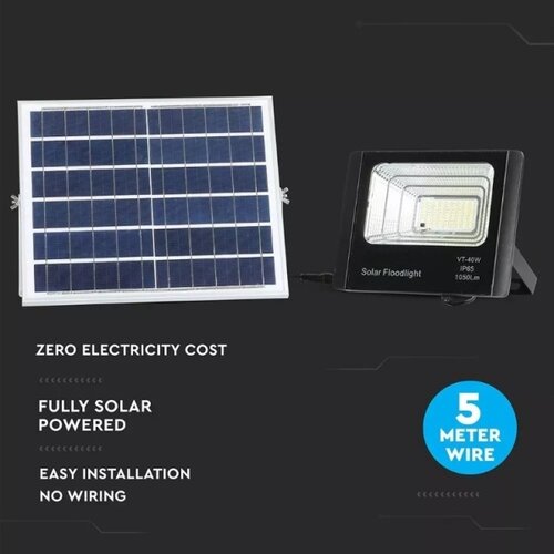  LED prigu&amp;scaron;iva solarni reflektor LED/16W/3,2V 4000K IP65 + daljinsko upravljanje Slike