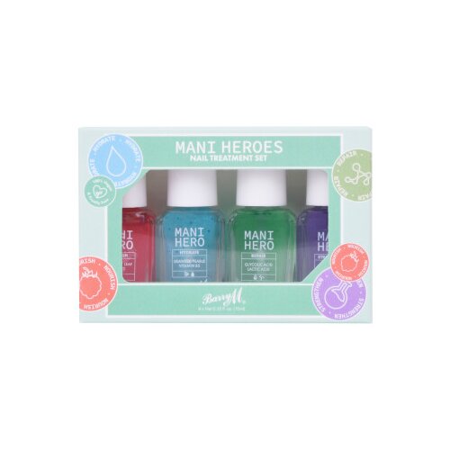 Barry M set za nego nohtov - Mani Heroes Nail Treatment Set Cene
