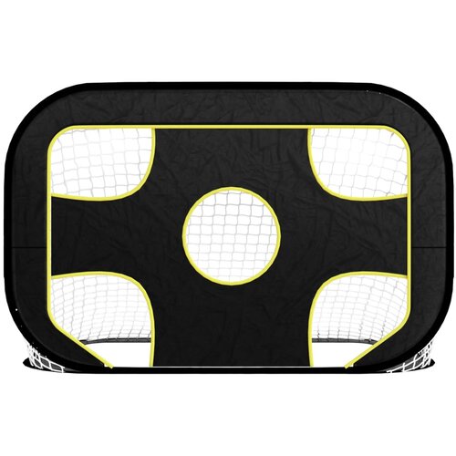 Nogometna mreža za gol s metom 120 x 80 x 80 cm poliester Slike