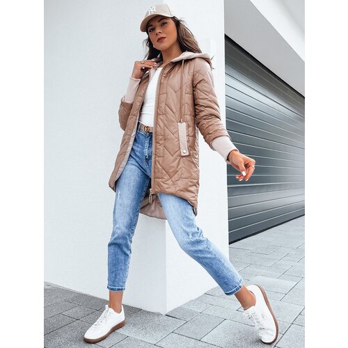 DStreet Women's quilted jacket FLONSA gold Cene