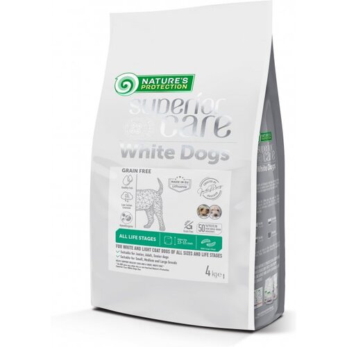 Nature's Protection suva hrana za pse bele dlake grain free insect 4kg Cene