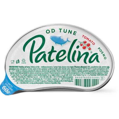 Neoplanta pašteta od tune sa paradajzom patelina 60G Cene