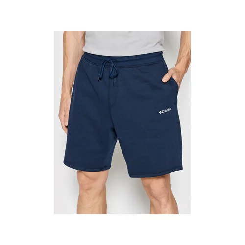 Columbia Športne kratke hlače Logo Fleece 1884601464 Mornarsko modra Regular Fit