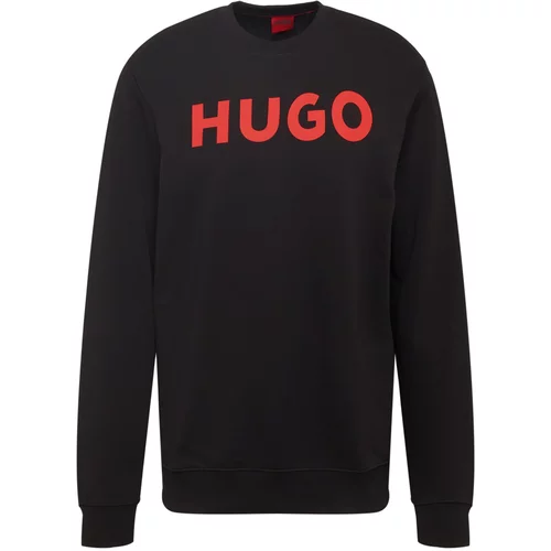 Hugo Sweater majica 'Dem' crvena / crna