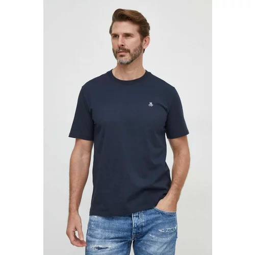 Marc O'Polo Bombažna kratka majica 2-pack moški, mornarsko modra barva