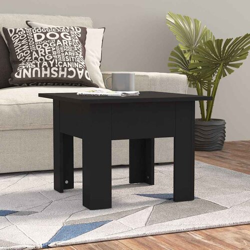  Stolić za kavu crni 55 x 55 x 42 cm od konstruiranog drva Cene