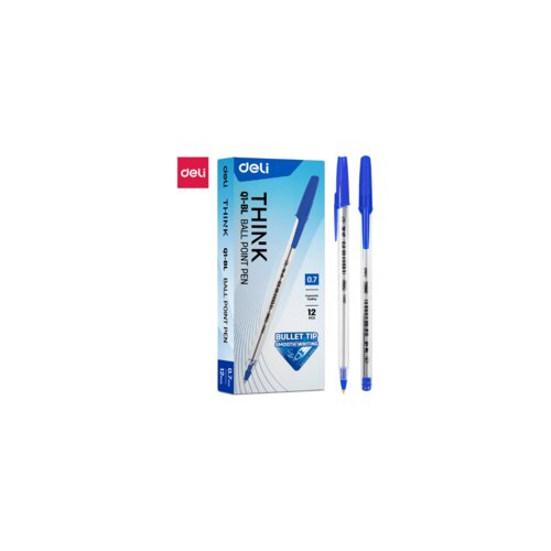 Deli hemijska olovka EQ1 plava 0,7mm EQ1-BL Cene