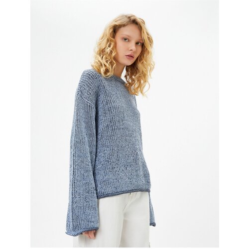 Koton Knitwear Sweater Wide Long Sleeve Crew Neck Slike