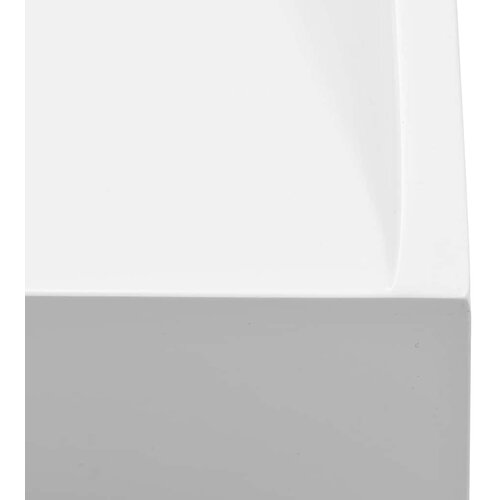  Umivaonik od lijevanih minerala/mramora 120 x 46 x 11 cm bijeli Slike
