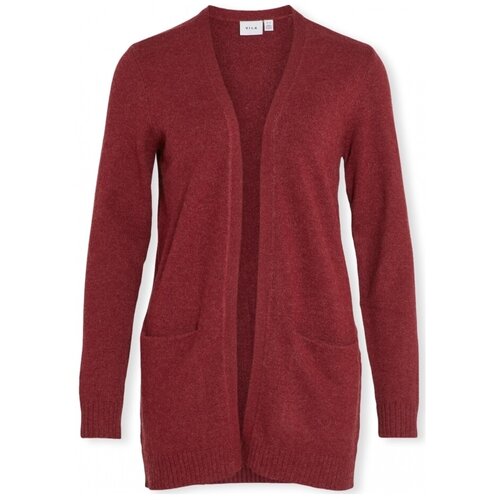 Vila Plašči Noos Ril Cardigan - Cabernet Rdeča Cene