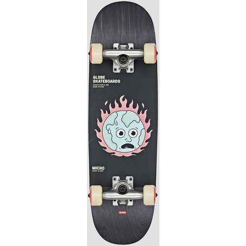 Globe Kids Softie Micro 7.125&amp;quot; Skate komplet black / in flames Slike