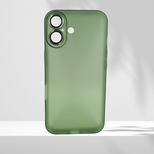  futrola matte silikon sa zastitom za kameru za iphone 16 (6.1) zelena Cene