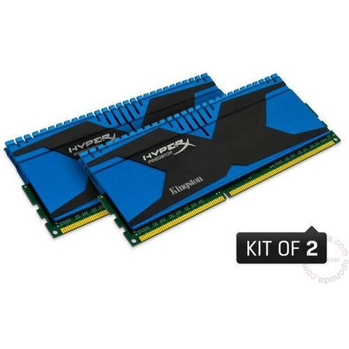 Kingston DDR3 16GB 2133MHz (2x8) HyperX Predator HX321C11T2K2/16 ram memorija Slike