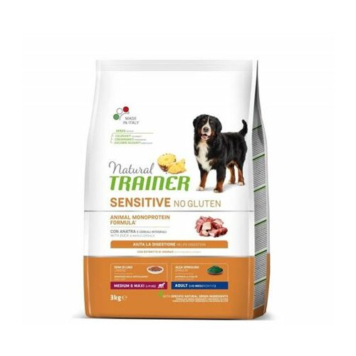 Trainer natural sensitive hrana za pse - pačetina - medium/maxi adult 3kg Slike