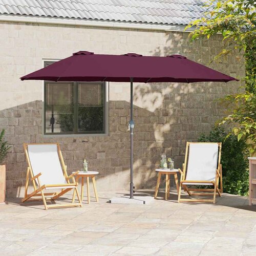  Vrtni suncobran Bordeaux Crvena 370 x 197 x 239 cm Cijene
