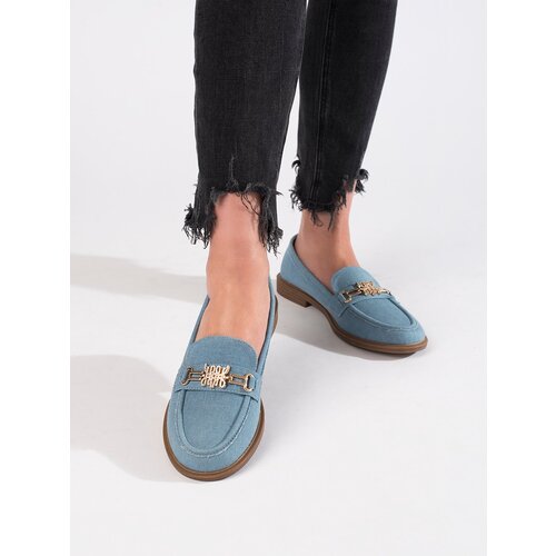 Shelvt Women&amp;#039;s stylish denim loafers Slike